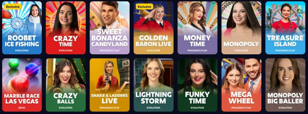 roobet Live Game Shows